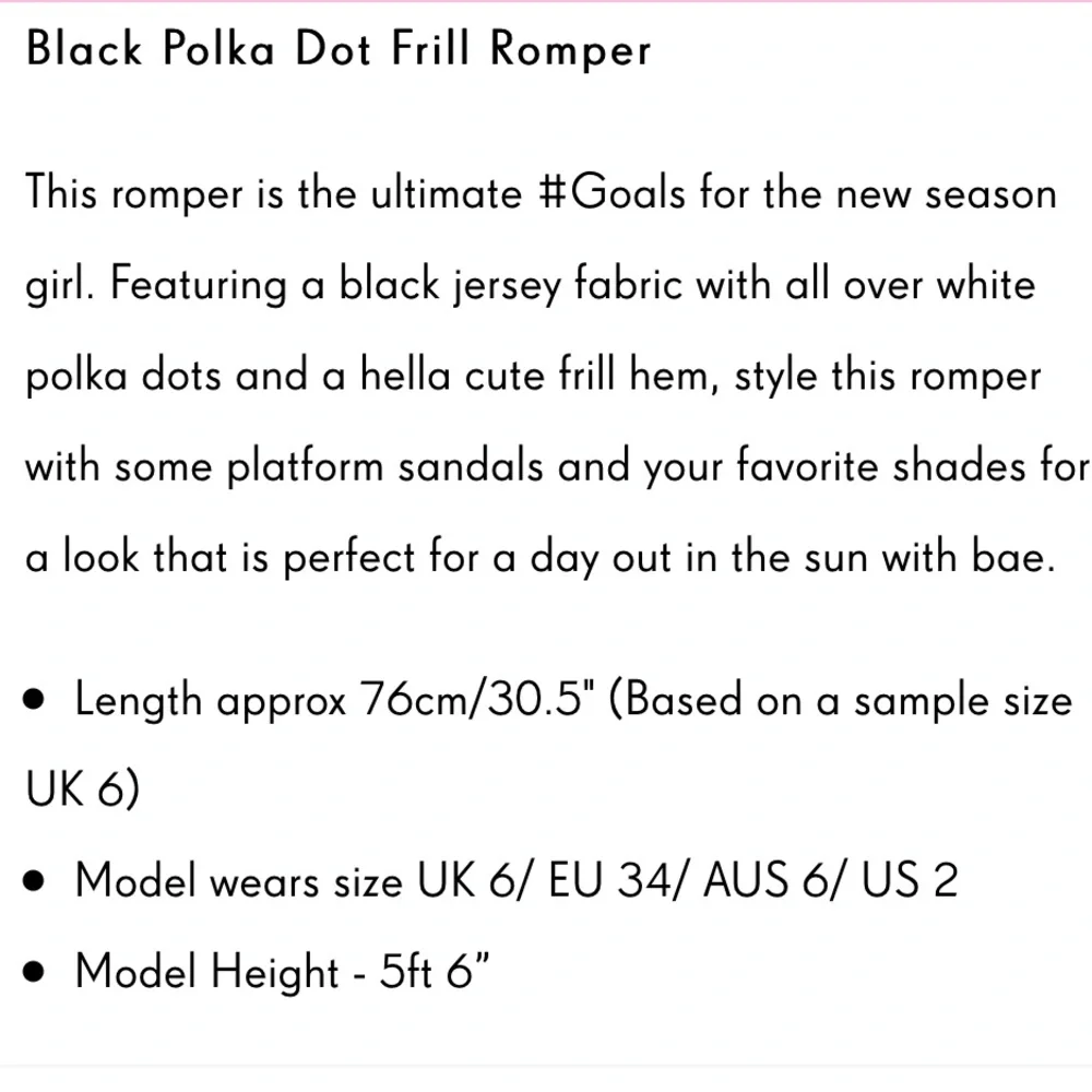 Pretty Little Thing Polka Dot Frill Romper - Picture 4 of 6